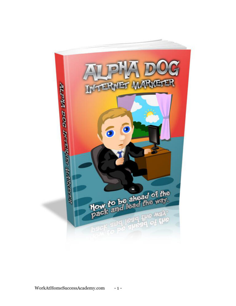 Alpha Dog Internet Marketer PDF Download – Unknown Author