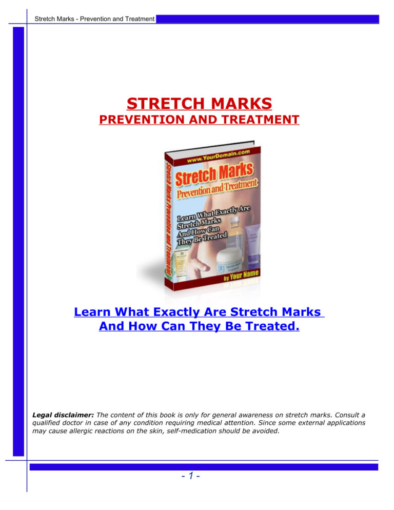 Stretch Marks Prevention and Treatment PDF Download – Unknown Author