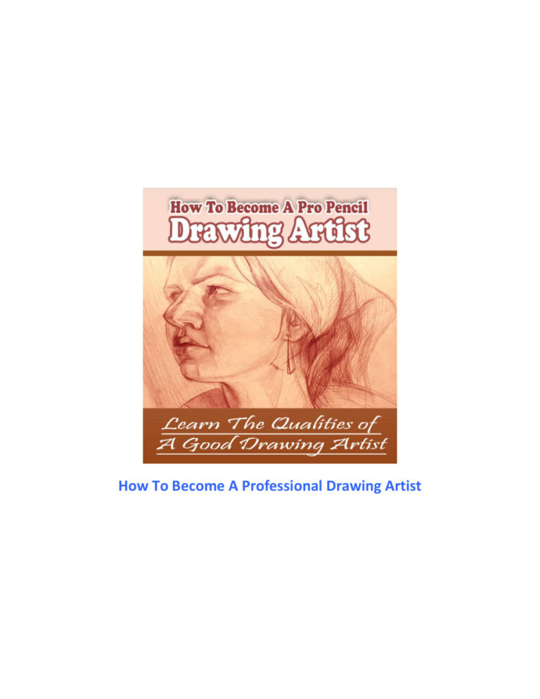 How to Become a Professional Drawing Artist PDF Download – Unknown Author