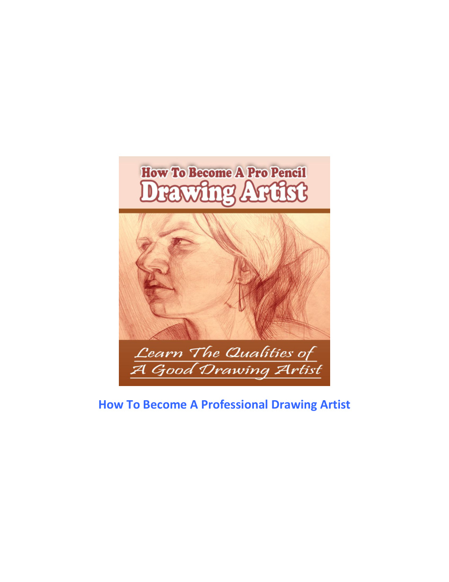 How to Become a Professional Drawing Artist PDF Download