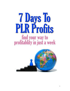 68da33bea57ea 7 days to plr profit find your way to profitability in just a week Kitap Kapağı