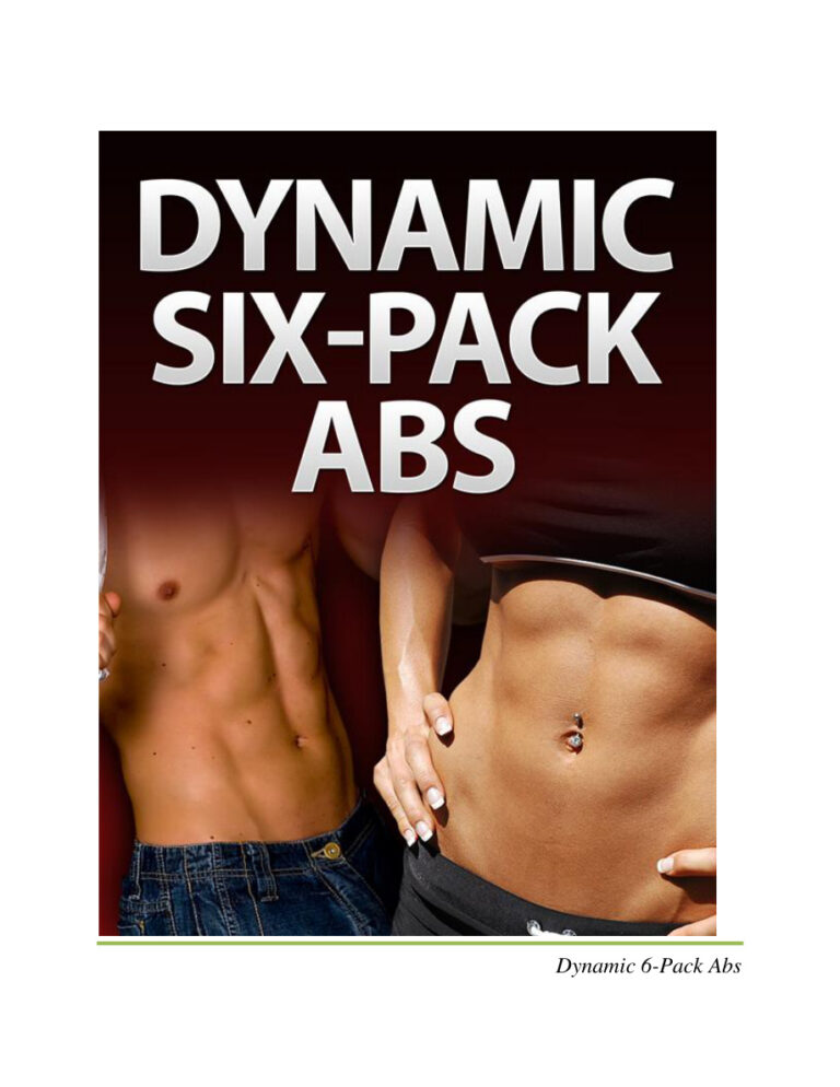 Dynamic Six Pack Abs PDF Download – Unknown Author