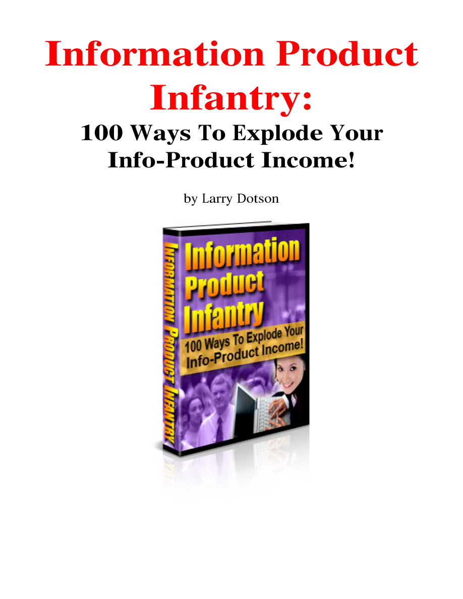 Information Product Infantry PDF Download