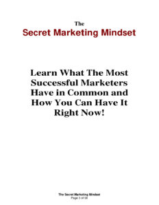 68e1280058c27 the secret marketing mindset learn what the most successful marketers have in common and how you can have it right now Kitap Kapağı