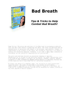 68e279599936a bad breath tips and tricks to help combat bad breath Kitap Kapağı