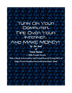 68ed2fa6a3242 turn on your computer fire over your internet and make money Kitap Kapağı