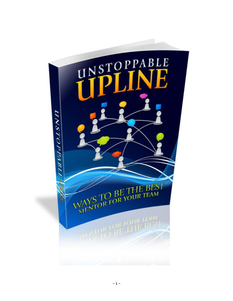 Unstoppable Upline PDF Download – Unknown Author