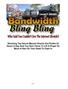 68eea42d905ed bandwidth bling bling who said you couldn t live the internet lifestyle Kitap Kapağı