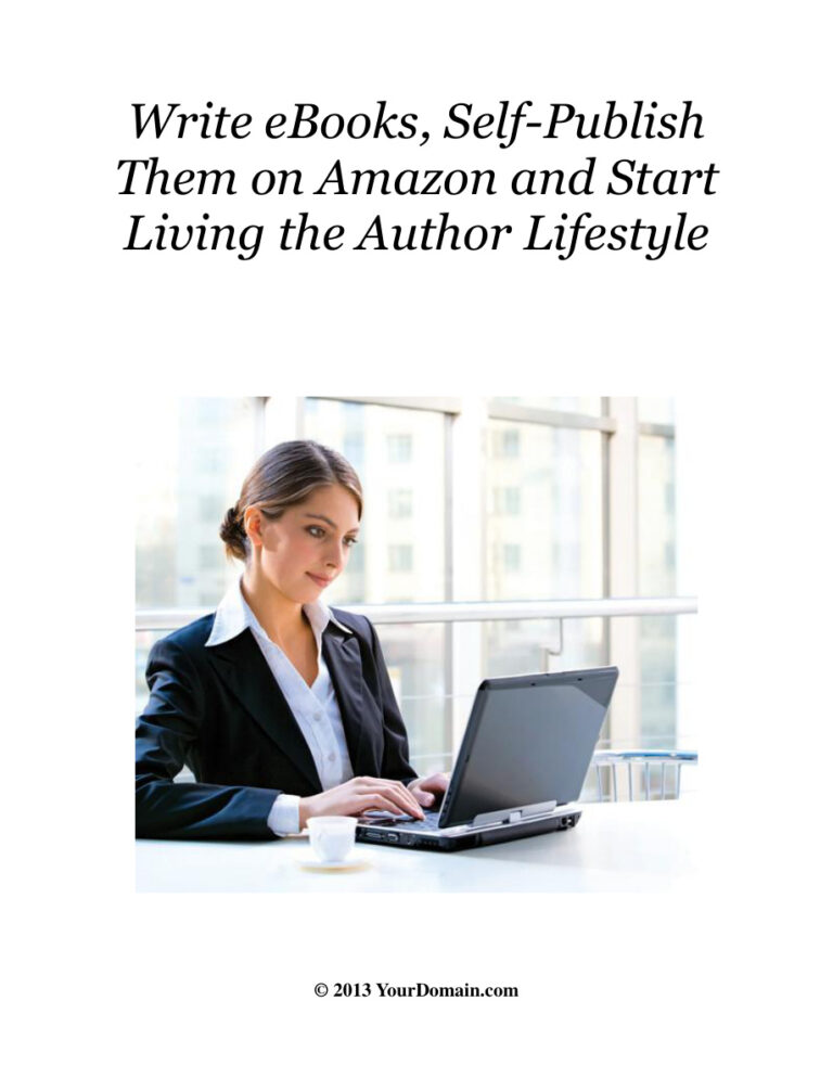 Write Ebooks, Self-Publish Them on Amazon PDF Download – Unknown Author