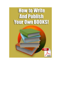 68f66697b6b5b how to write and publish your own books Kitap Kapağı