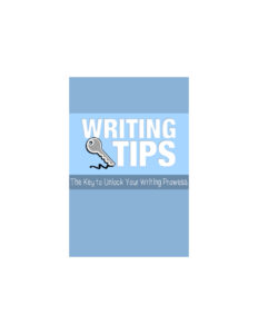 68f7c427737af writing tips the key to unlock your writing prowess Kitap Kapağı