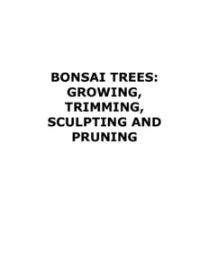 68fe785a6f0f6 bonsai trees growing trimming sculpting and pruning Kitap Kapağı