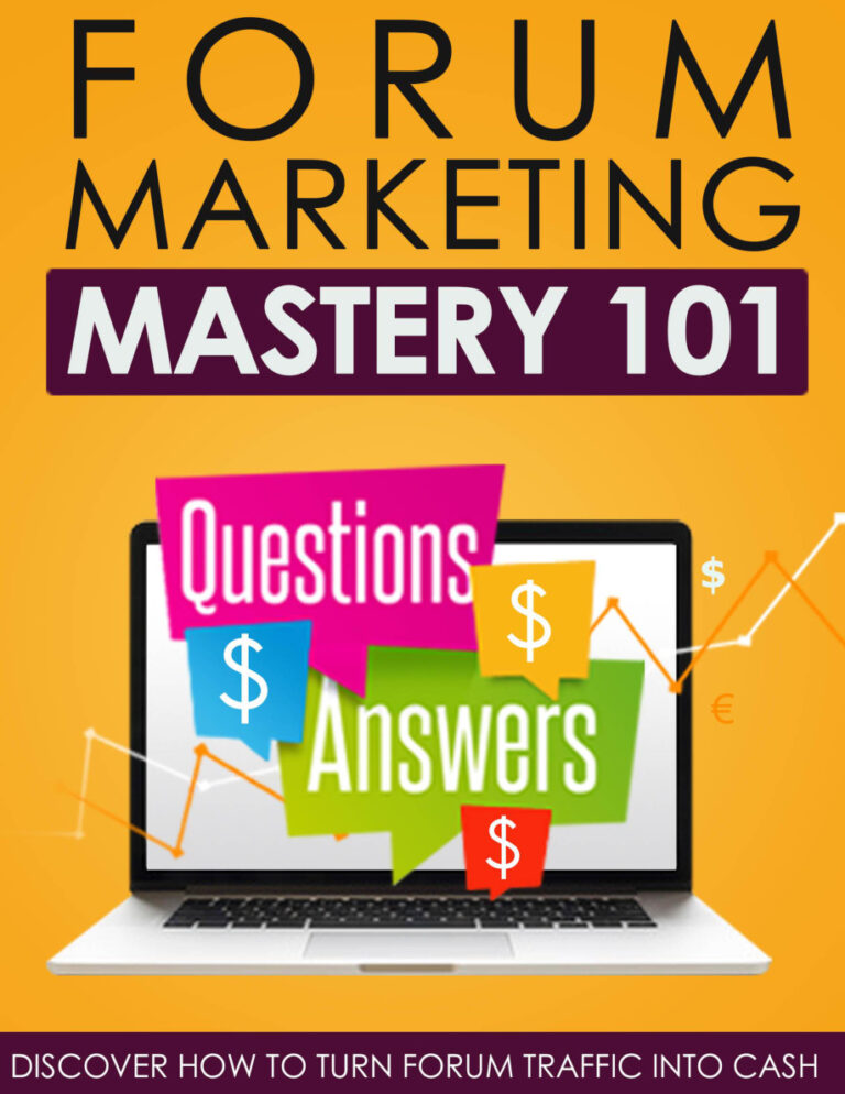 Forum Marketing Mastery 101 PDF Download – Unknown Author