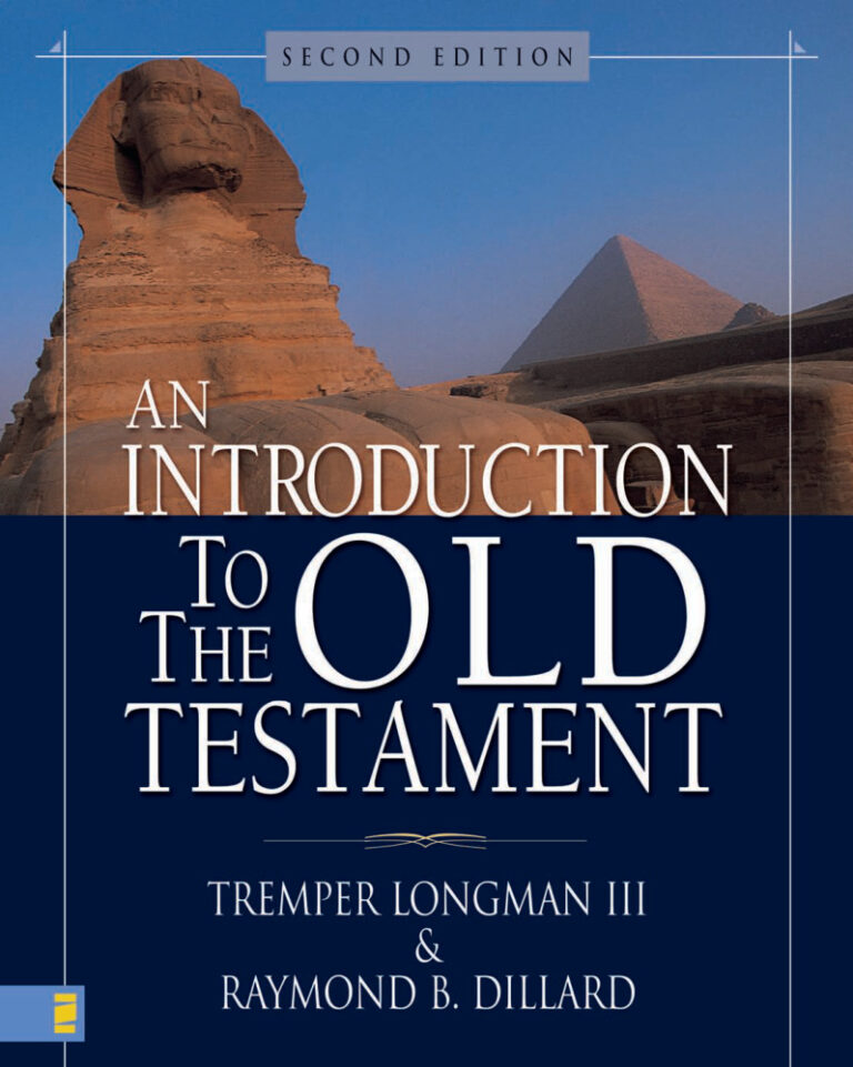 An Introduction to the Old Testament PDF Download – Tremper Longman III