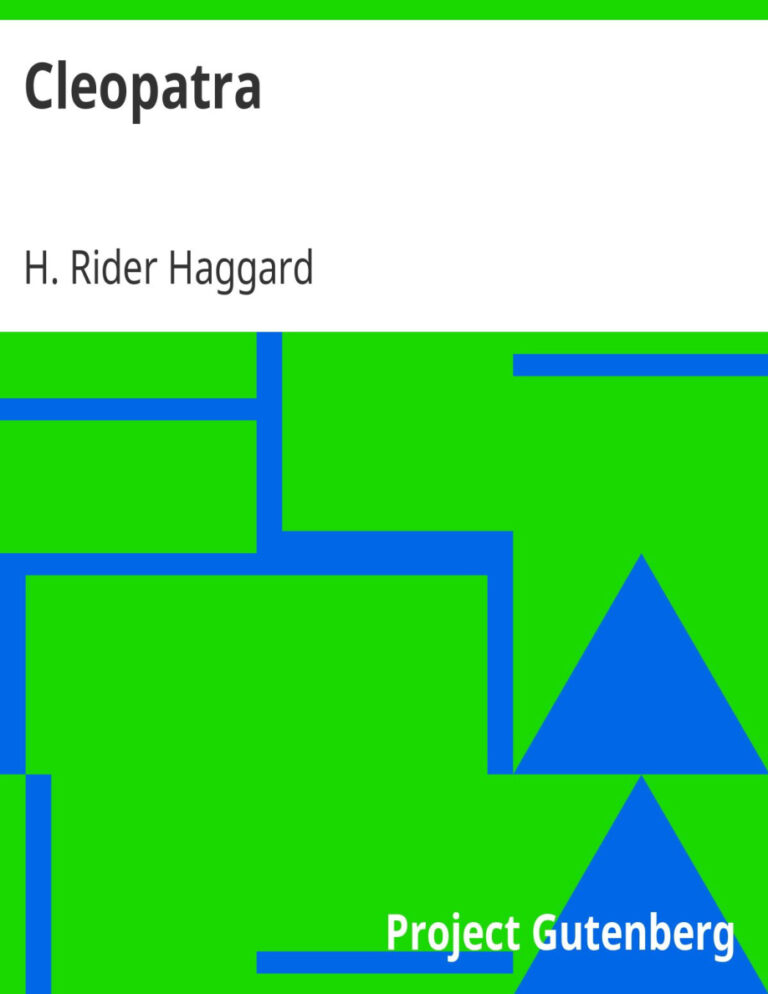 Cleopatra PDF Download – H. Rider Haggard