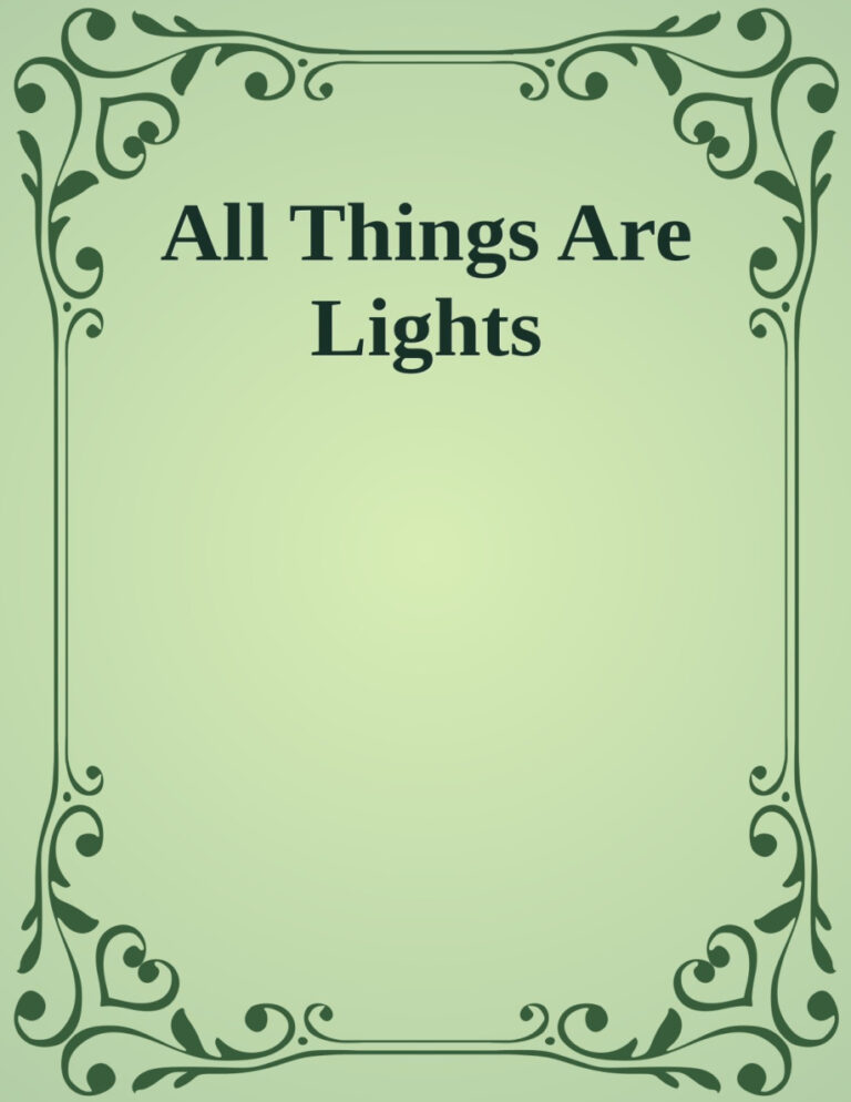 All Things are Lights PDF Download – Robert J. Shea
