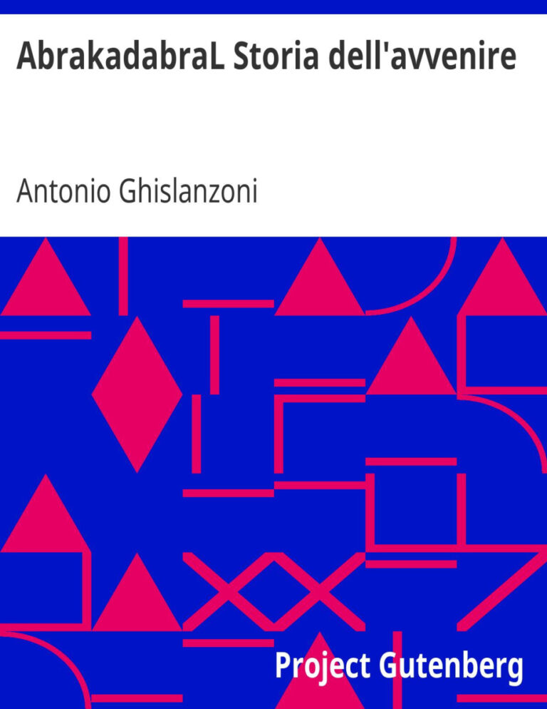 6927fb503cdc0 abrakadabra storia dell avvenire by antonio ghislanzoni Kitap Kapağı