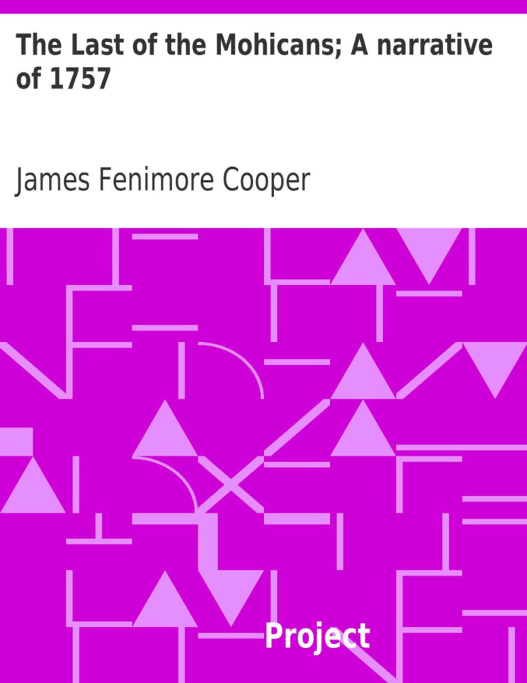 The Last of the Mohicans PDF Download – James Fenimore Cooper