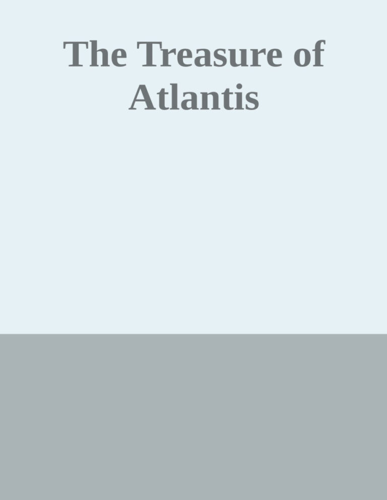 692db5fcb5ed9 the treasure of atlantis by j allan dunn Kitap Kapağı