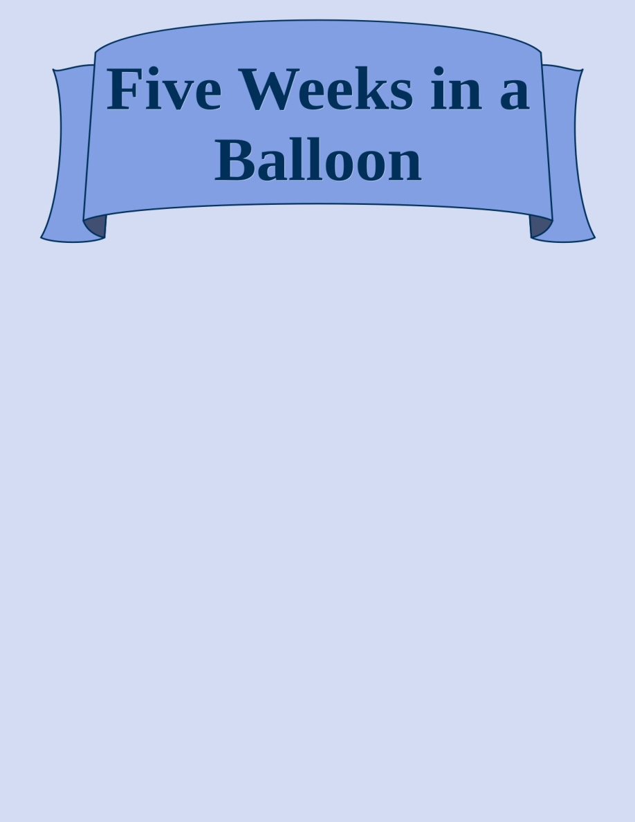 Five Weeks in a Balloon PDF Download