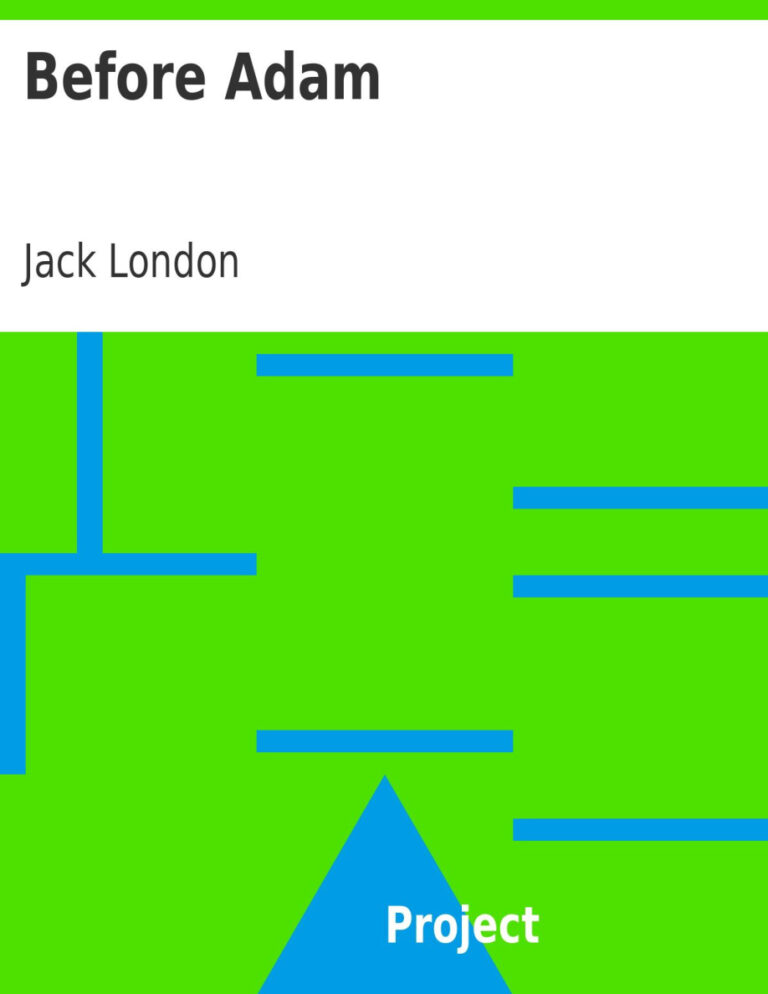 69317a5237b16 before adam by jack london Kitap Kapağı