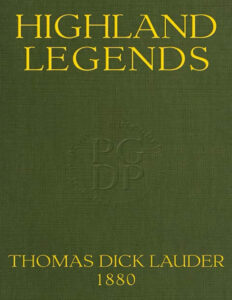 69368d51a2bd5 highland legends by thomas dick lauder Kitap Kapağı