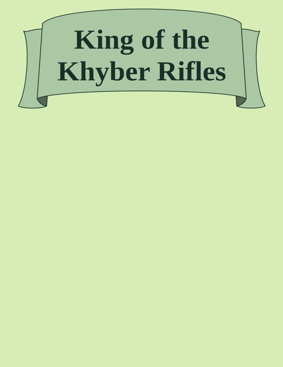 King of the Khyber Rifles PDF Download