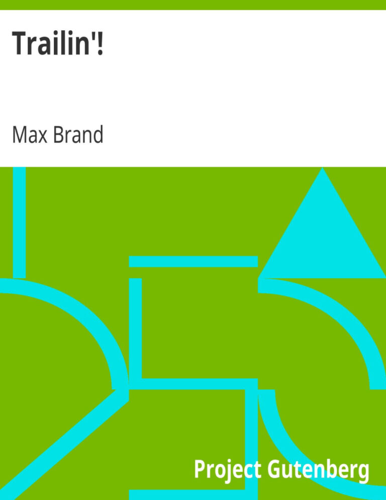 693a7de4b9e1f trailin by max brand Kitap Kapağı
