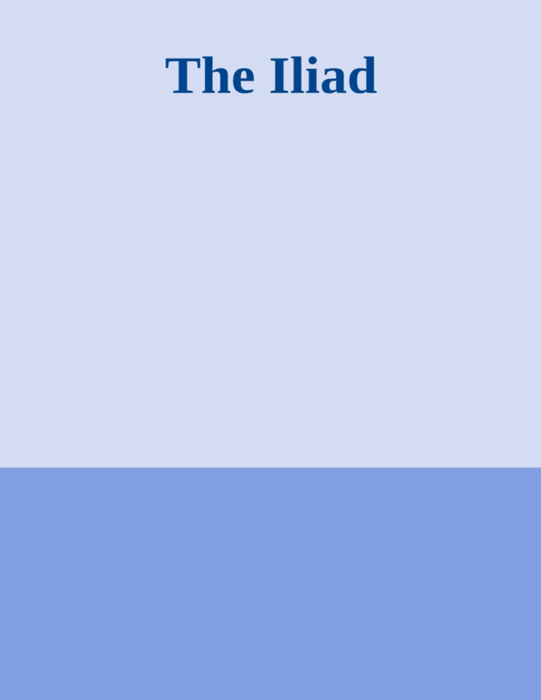 The Iliad PDF Download – Homer