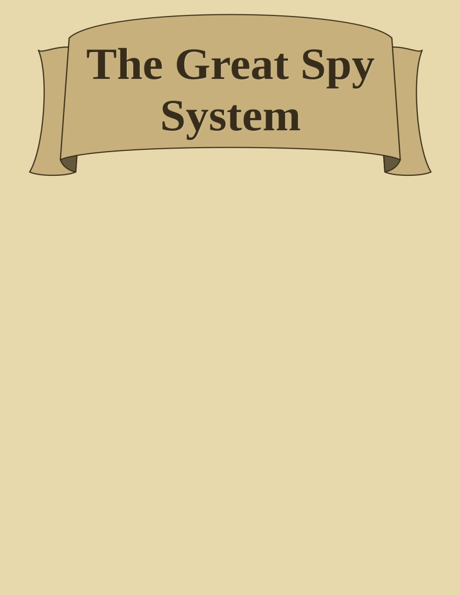The Great Spy System PDF Download