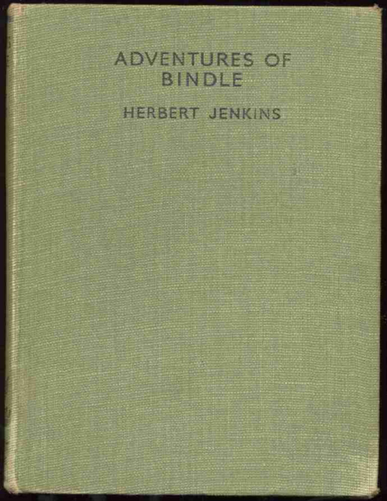 69447fccb7ab5 adventures of bindle by herbert george jenkins Kitap Kapağı