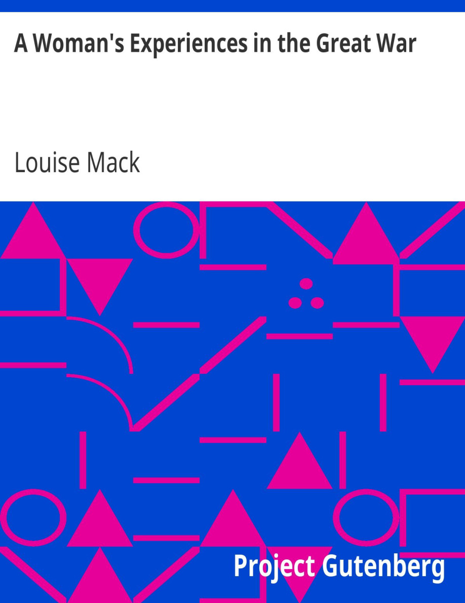 A Woman's Experience in the Great War PDF Download