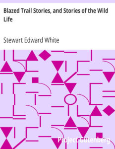 69467b524ad15 blazed trail stories and stories of the wild life by stewart edward white Kitap Kapağı