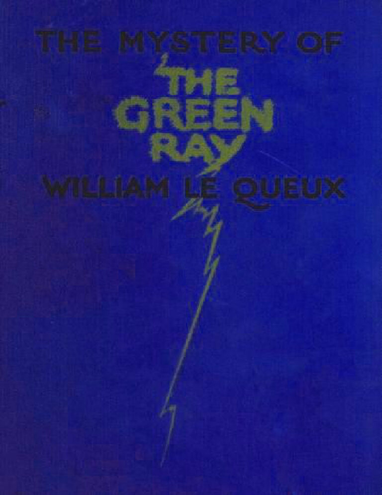 69467e4ed5bc7 the mystery of the green ray by william le queux Kitap Kapağı