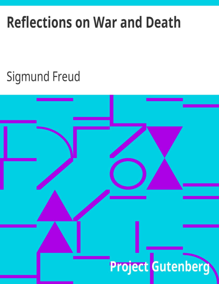Reflections on War and Death PDF Download – Sigmund Freud