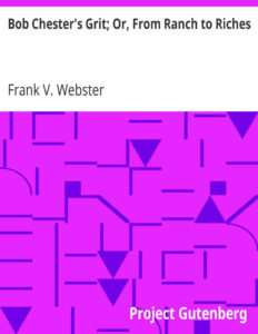 69469a133ba8f bob chester s grit from ranch to riches by frank v webster Kitap Kapağı