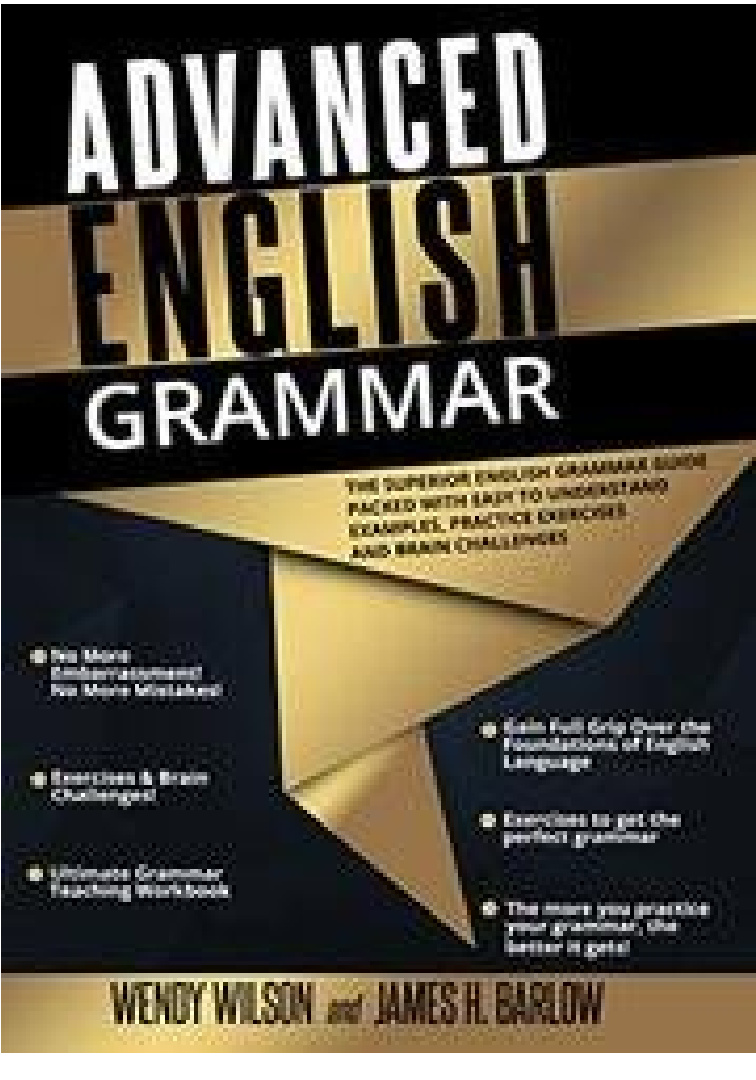Advanced English Grammar the Superior English Grammar Guide Kitap Kapağı