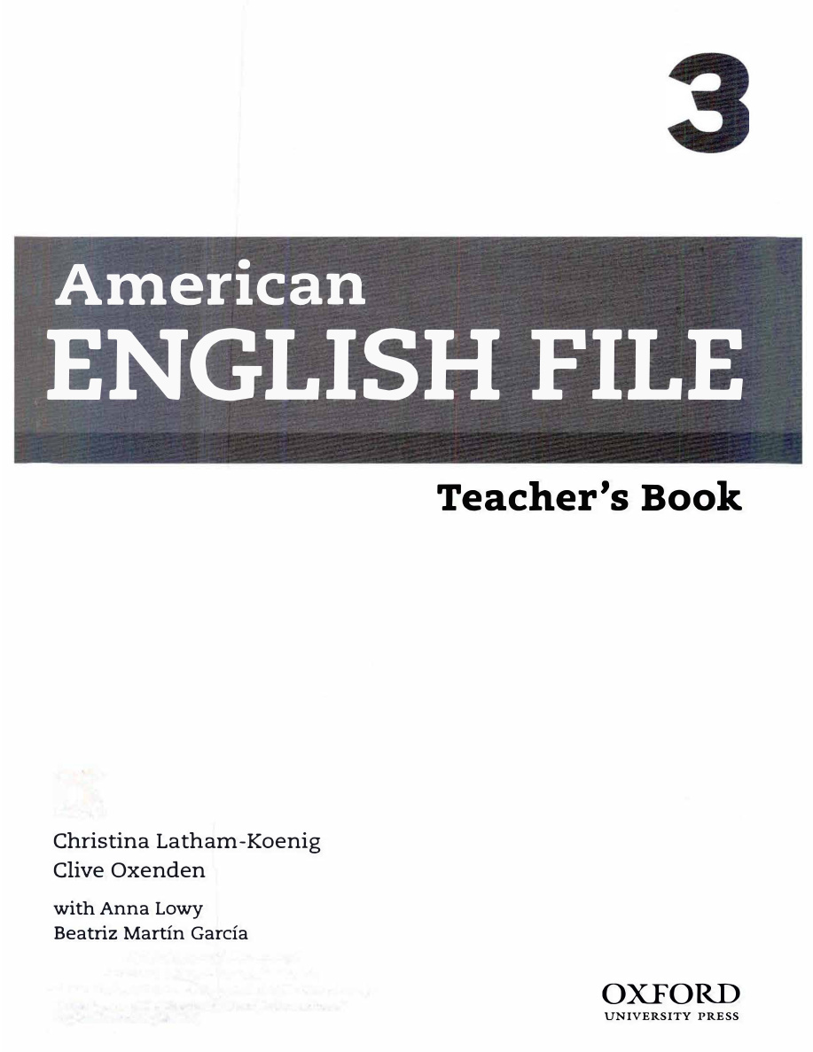 American English File 3 Teacher's Book
