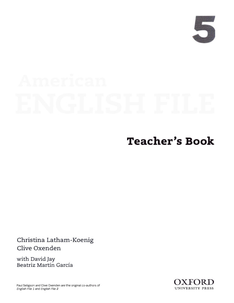 American English File 5 2nd Edition Teacher's Book Kitap Kapağı