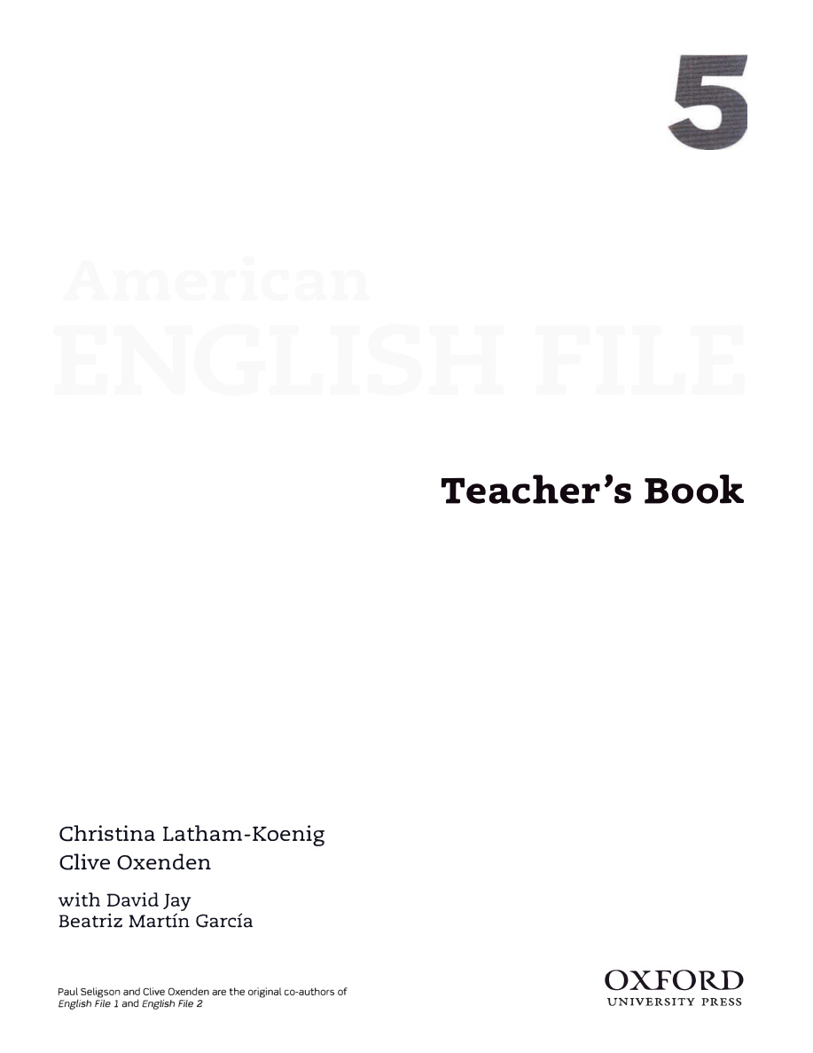 American English File 5 Teacher's Book