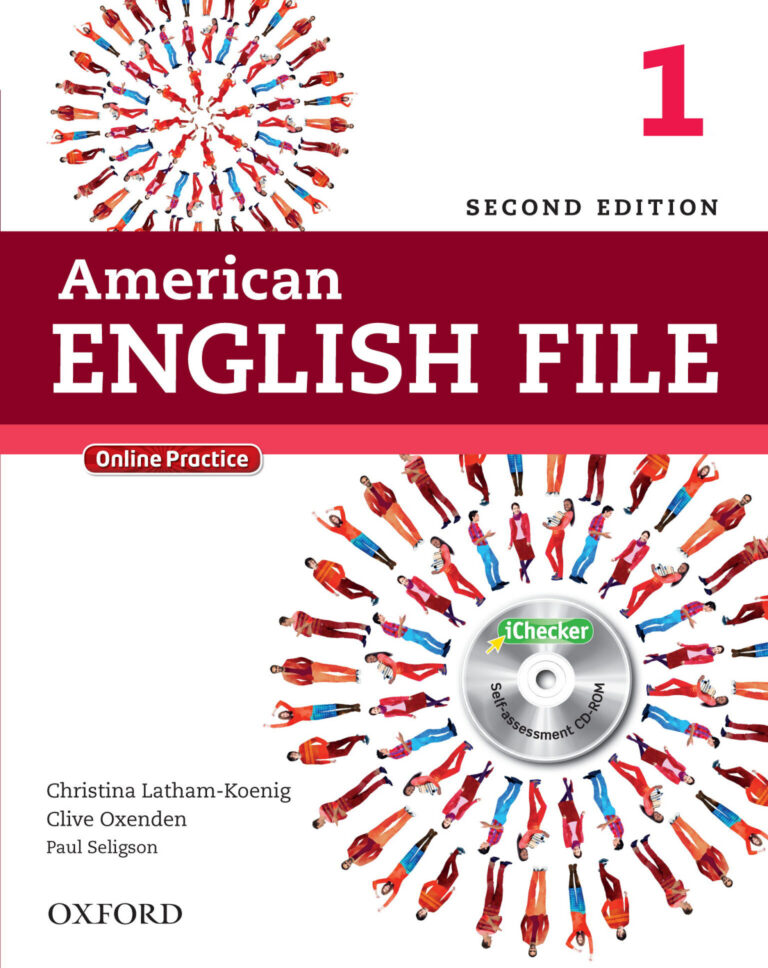 American English file 2ed 1 Student book Kitap Kapağı