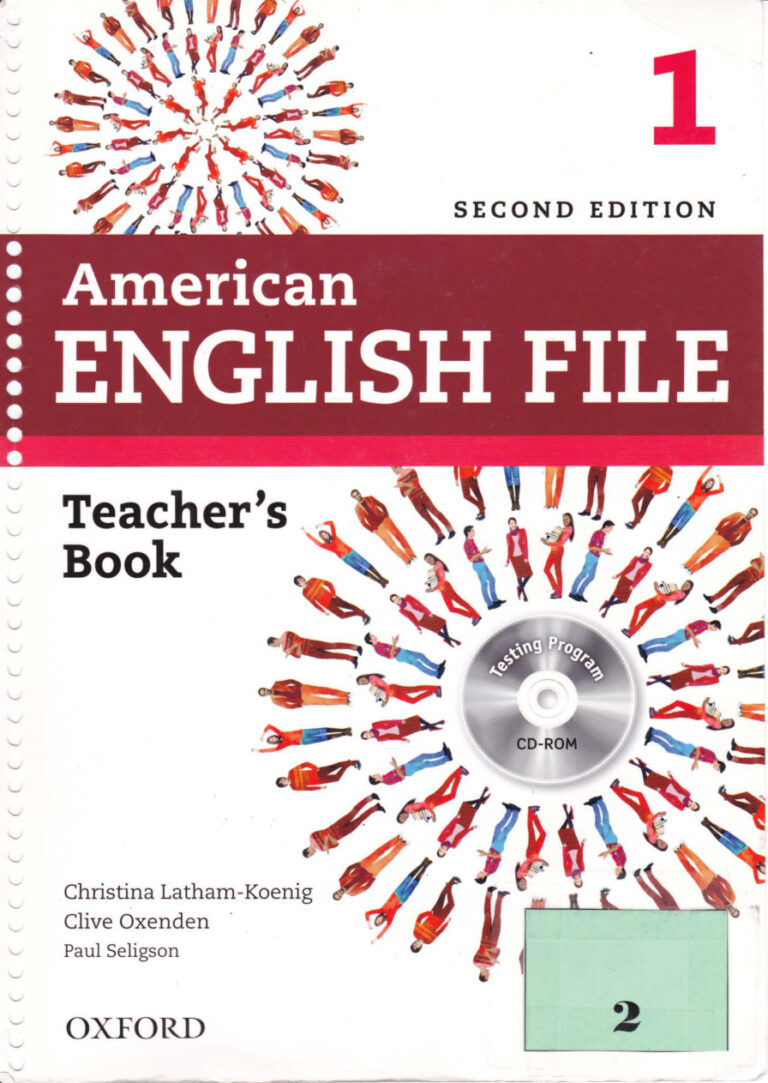 American English file 2ed 1 Teacher book Kitap Kapağı