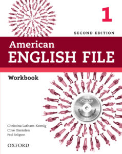 American English file 2ed 1 Workbook Kitap Kapağı