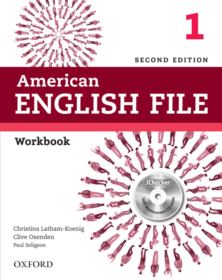 American English file 2ed 1 Workbook Kitap Kapağı