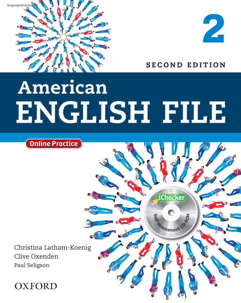 American English file 2ed 2 Student book Kitap Kapağı