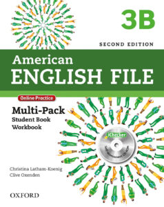 American English file 2ed 3B SB WB Kitap Kapağı
