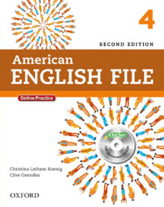 American English file 2ed 4 Student book Kitap Kapağı