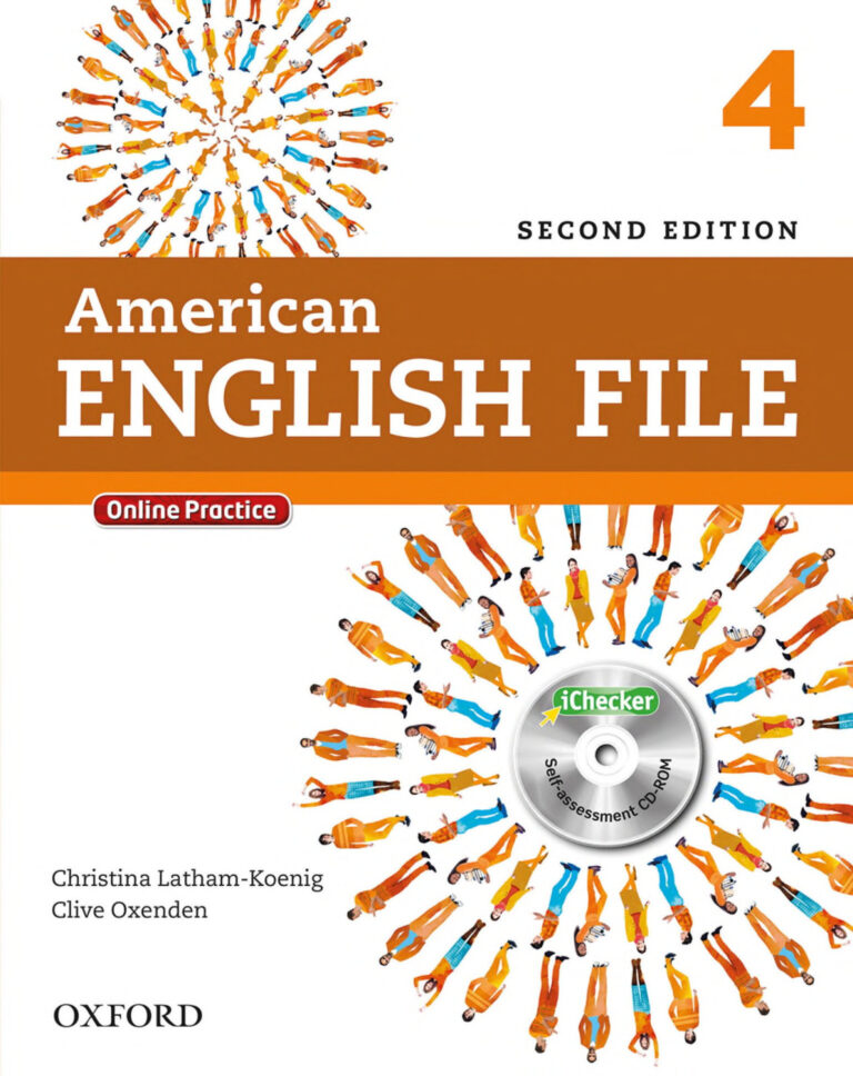 American English file 2ed 4 Student book Kitap Kapağı