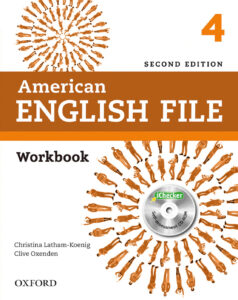 American English file 2ed 4 Workbook Kitap Kapağı