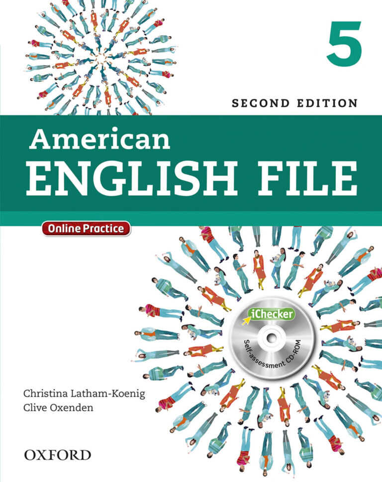 American English file 2ed 5 Student book Kitap Kapağı